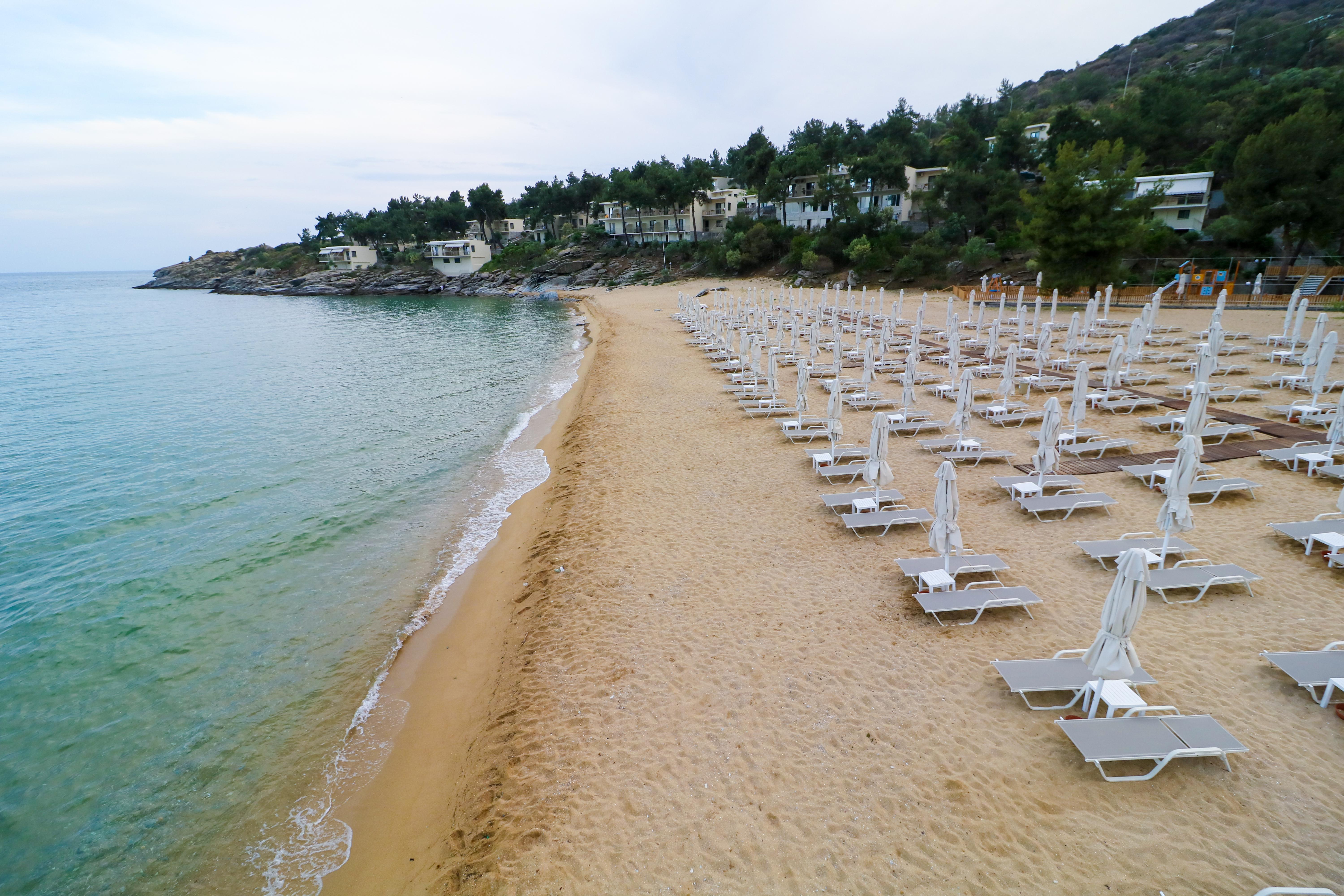 Tosca Beach Hotel Palaiontsiflikion Exterior photo